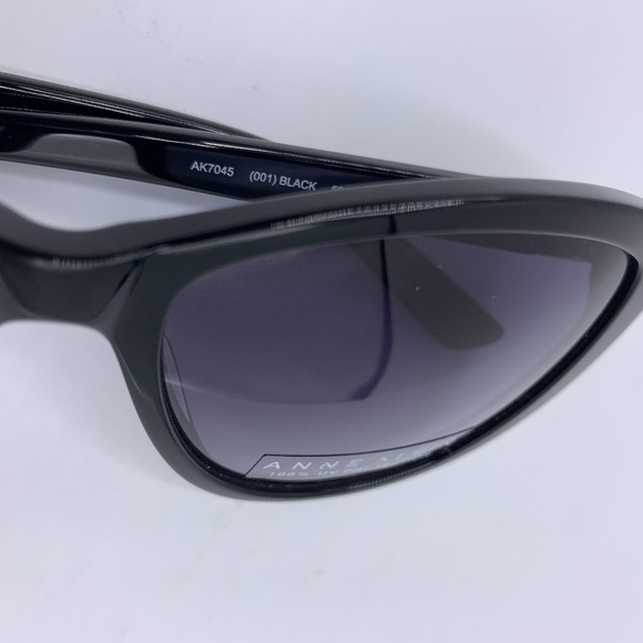 Anne Klein Black Sunglasses AK7045 - Picture 2 of 5